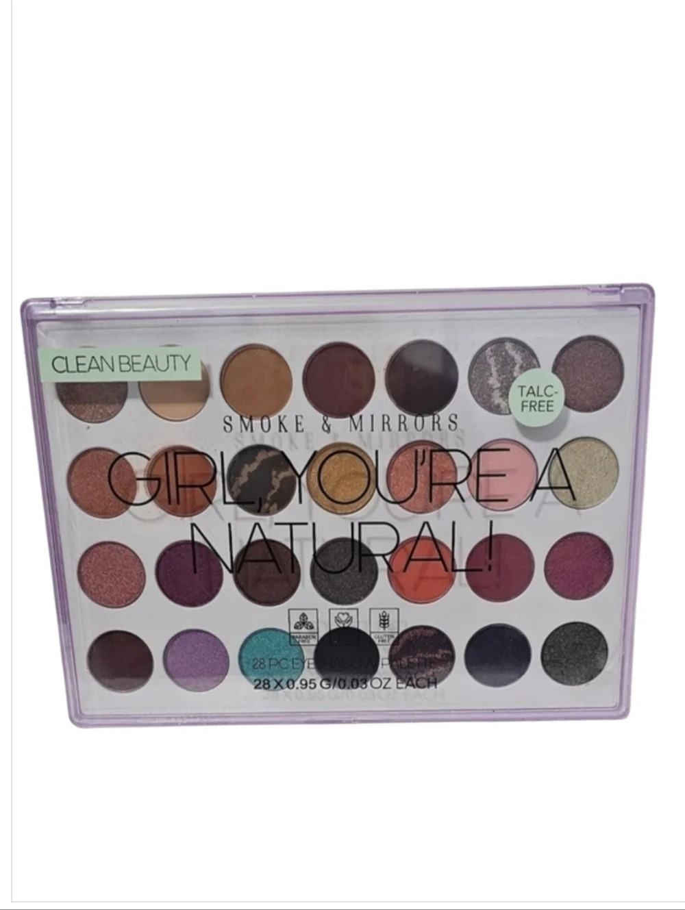 New Smoke & Mirrors Girl, You're A Natural 28 PC Eyeshadow Palette